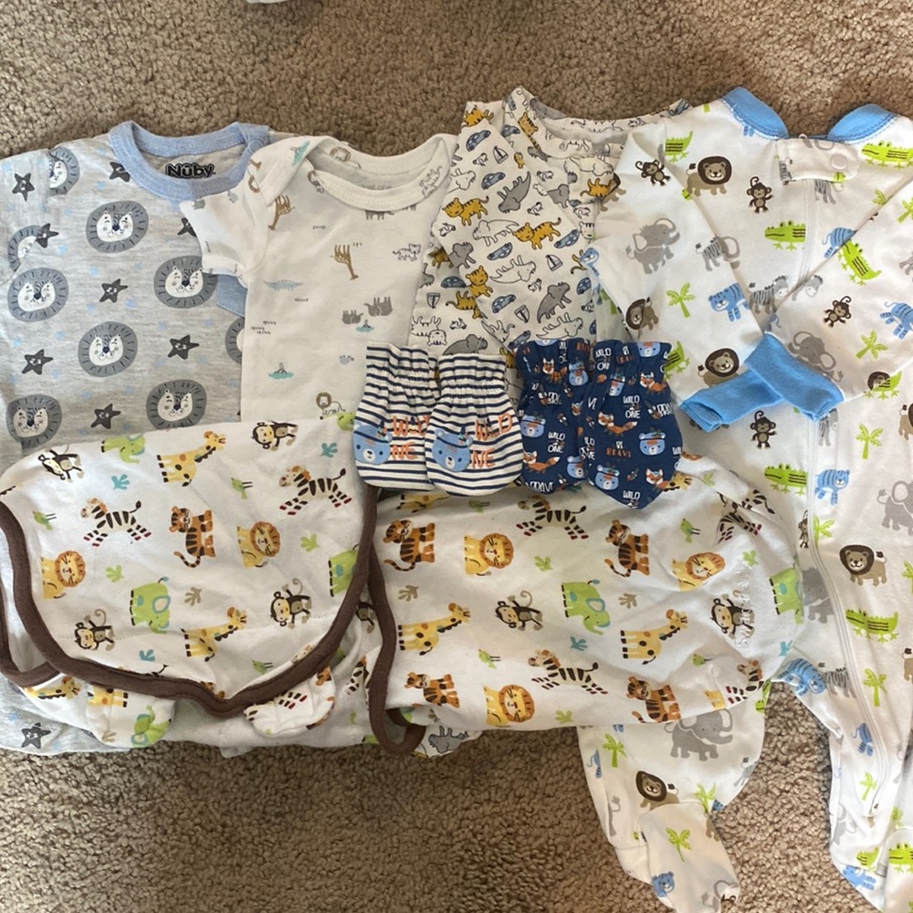 0-3 months zoo animal bundle